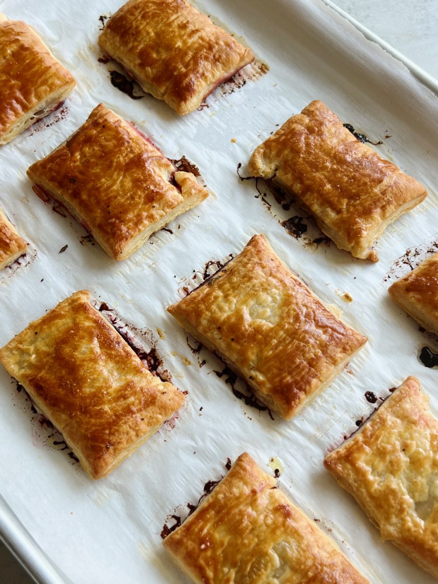 Upside Down Puff Pastry with Balsamic Beets