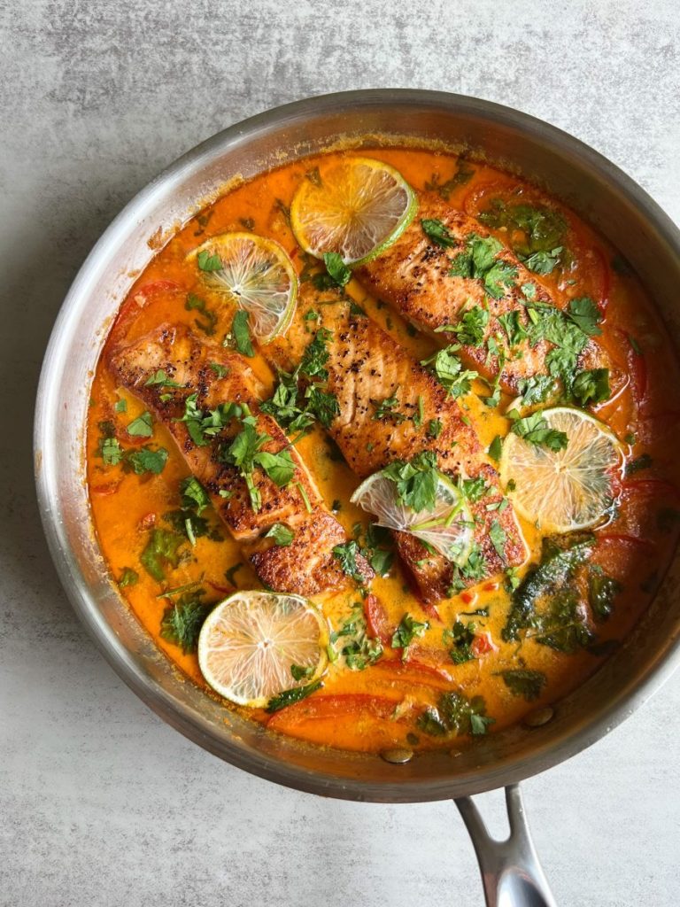 coconut curry salmon