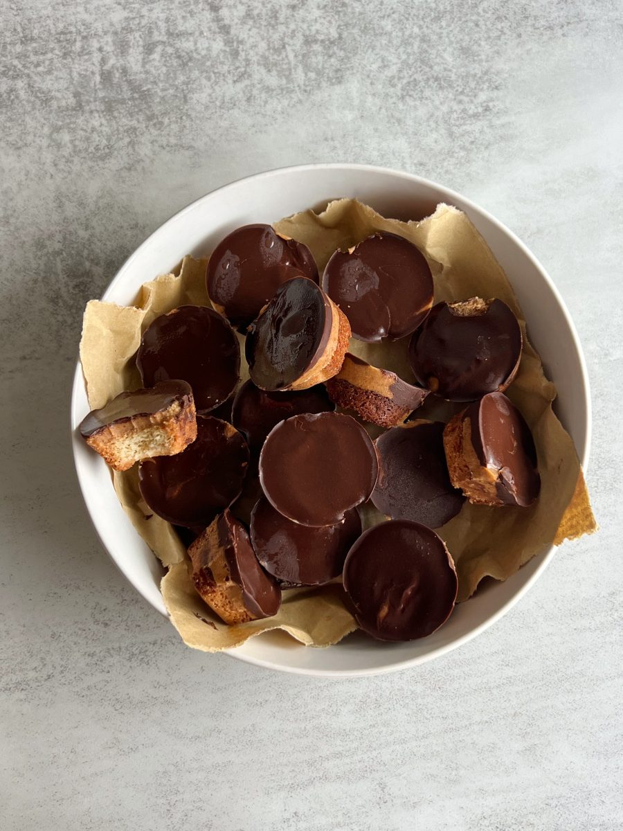 vegan twix bites