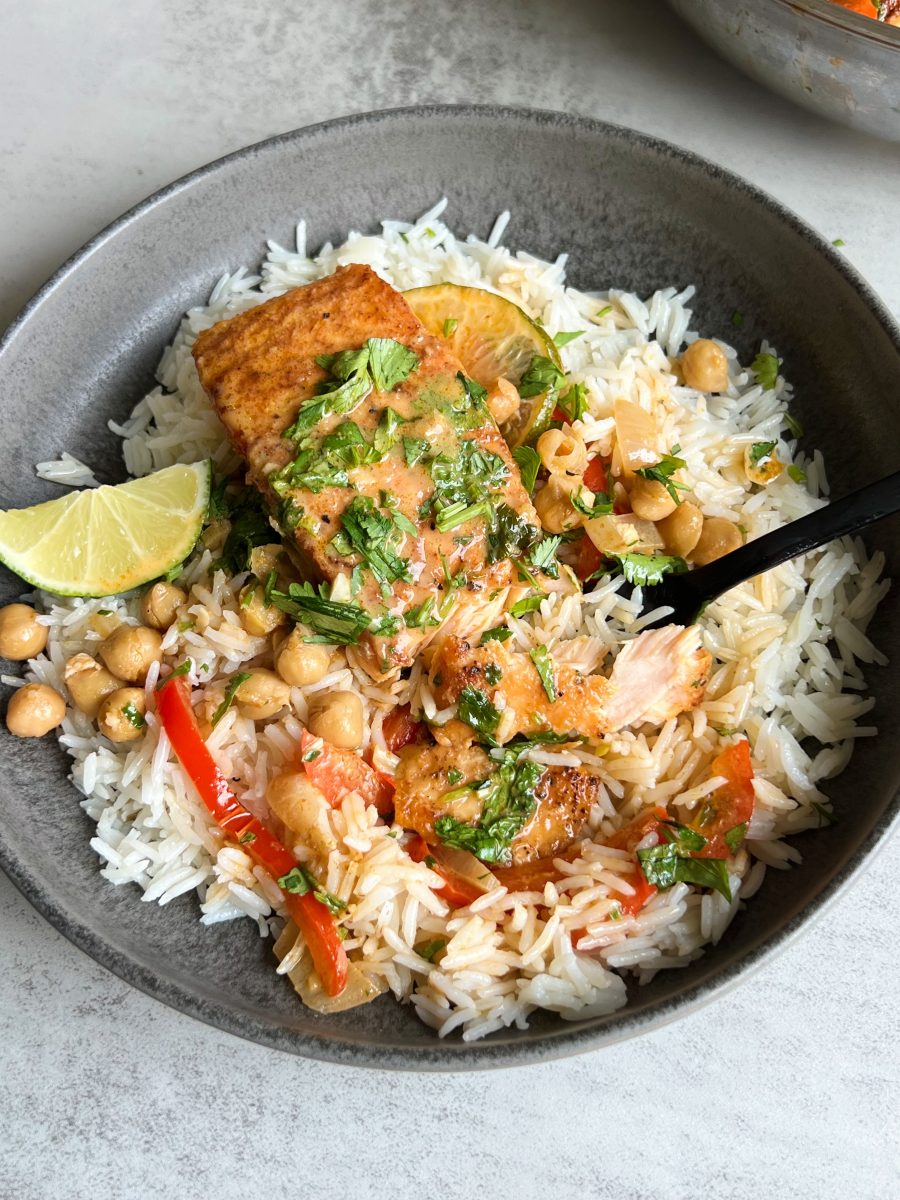 coconut curry salmon