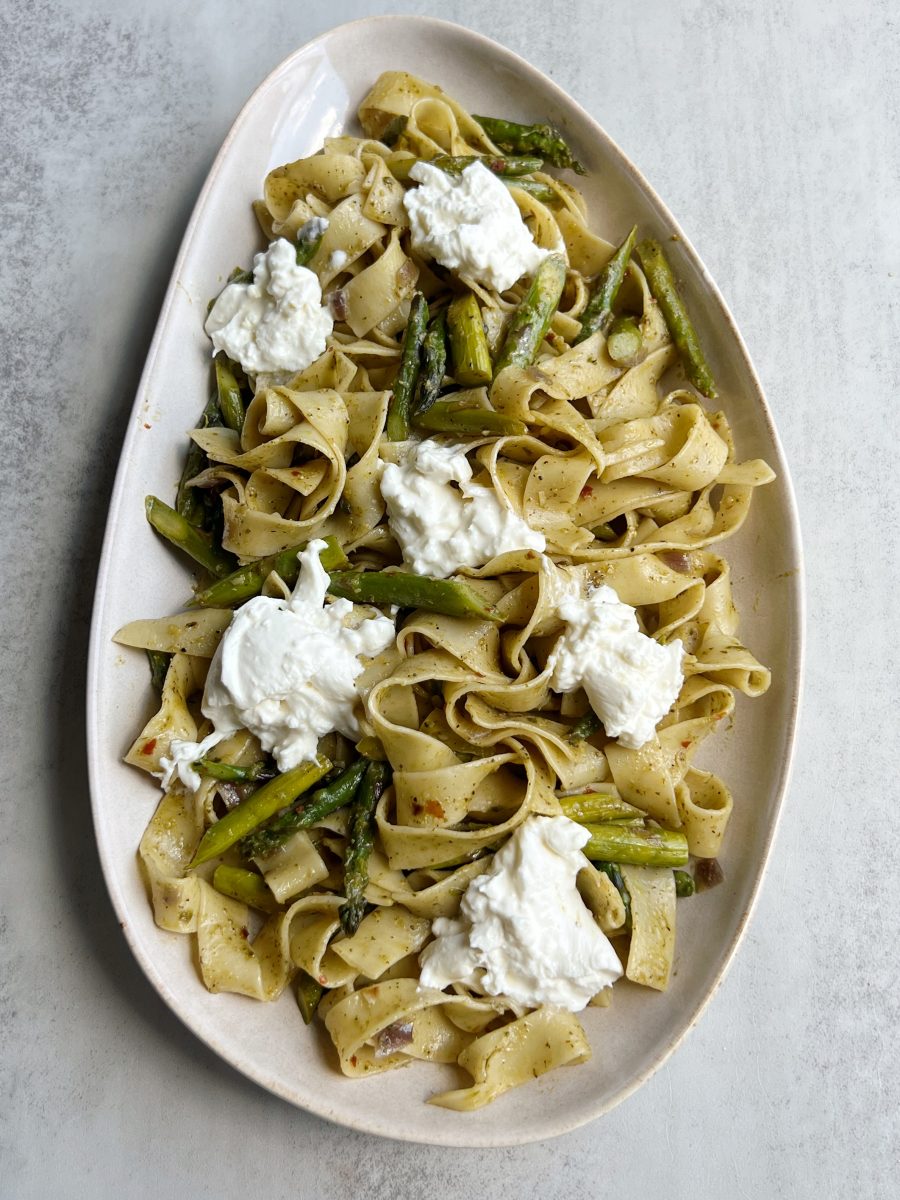 Pesto Pasta with Burrata