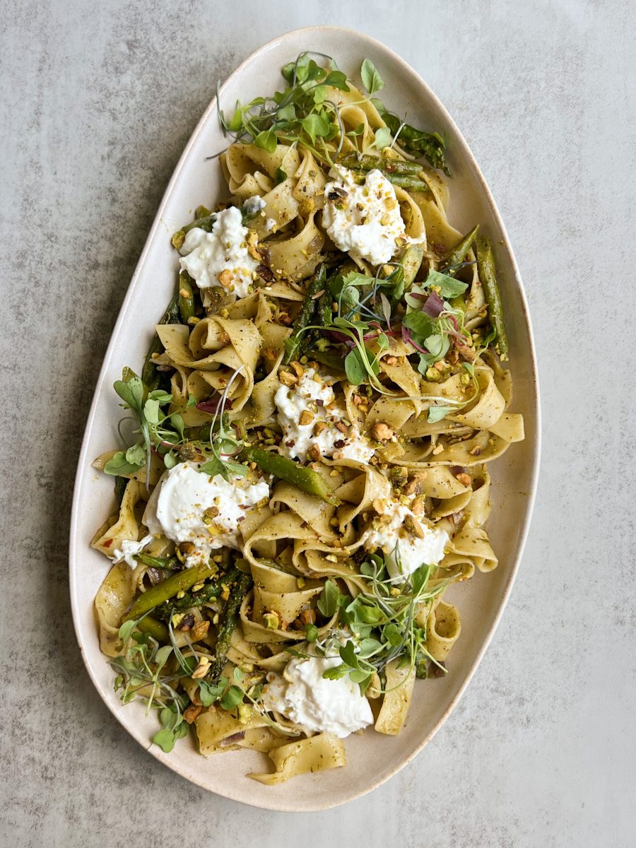 Pesto Pasta with Burrata