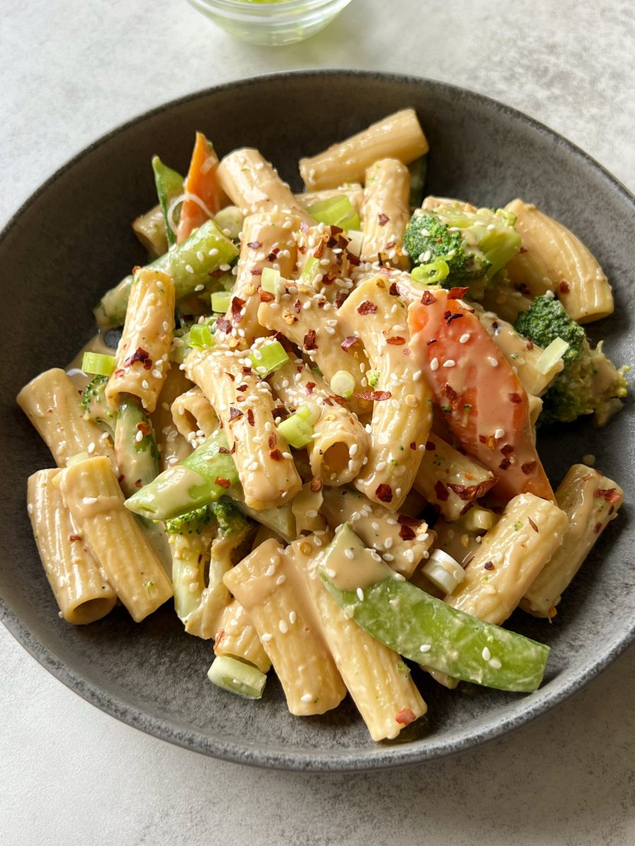 Tahini Pasta Stir-fry