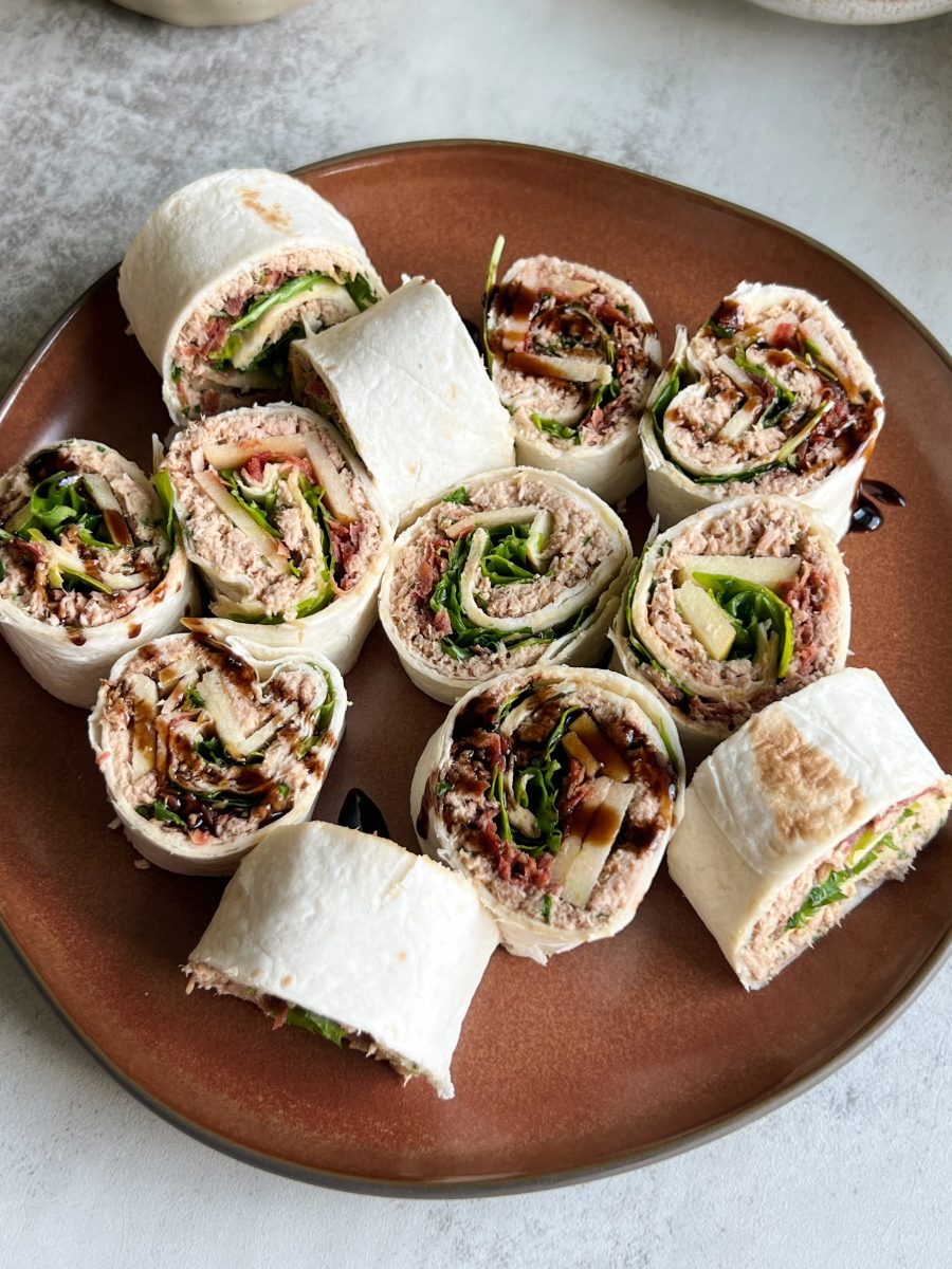 tuna salad pinwheels