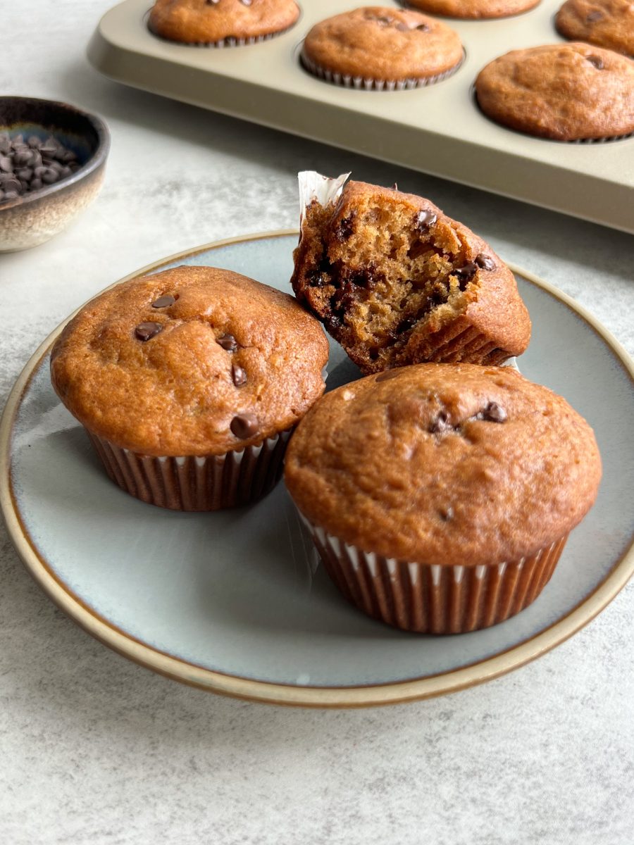 chocolate chip yogurt muffins