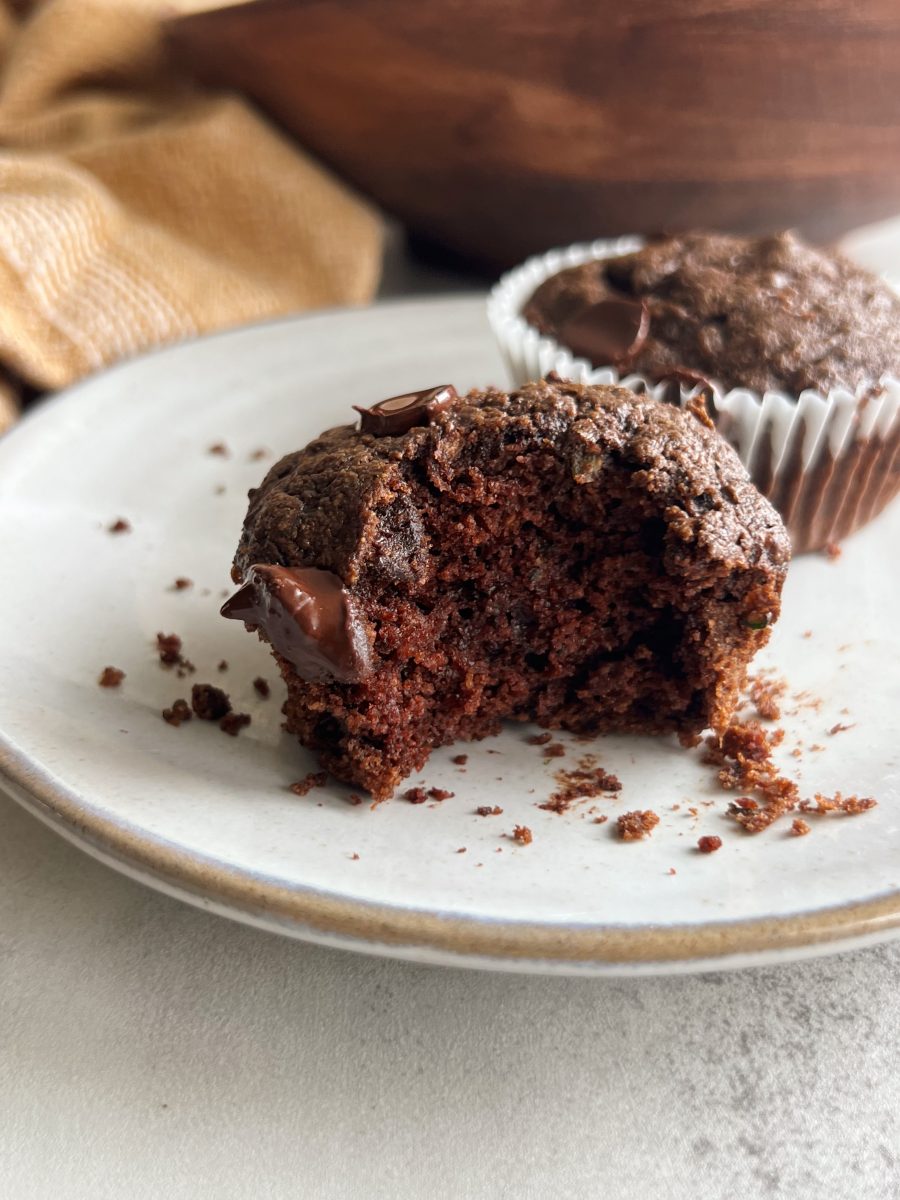 Chocolate Zucchini Muffins