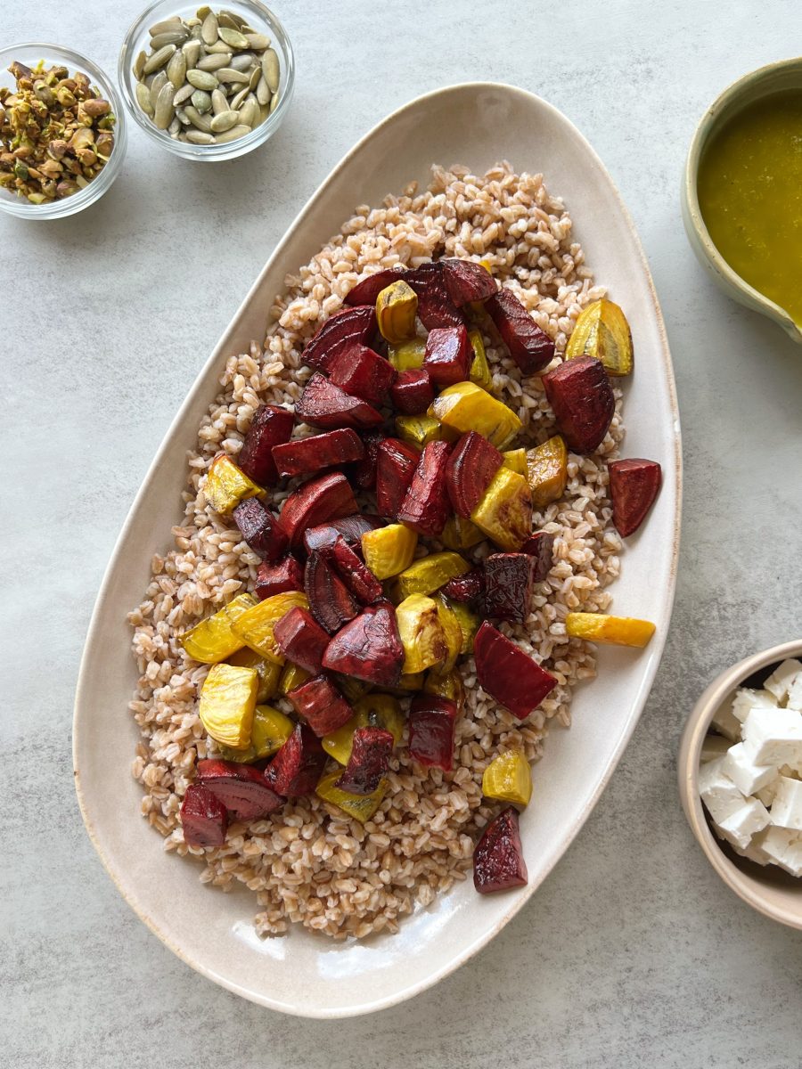 Farro and Beet Salad