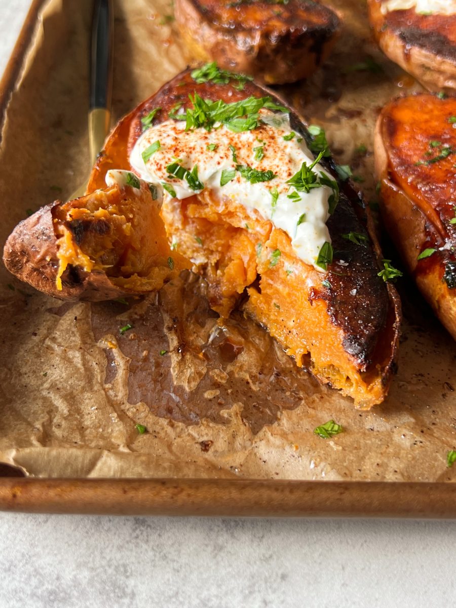 Roasted Sweet Potatoes 