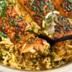 One-pan Lemon Orzo and Salmon
