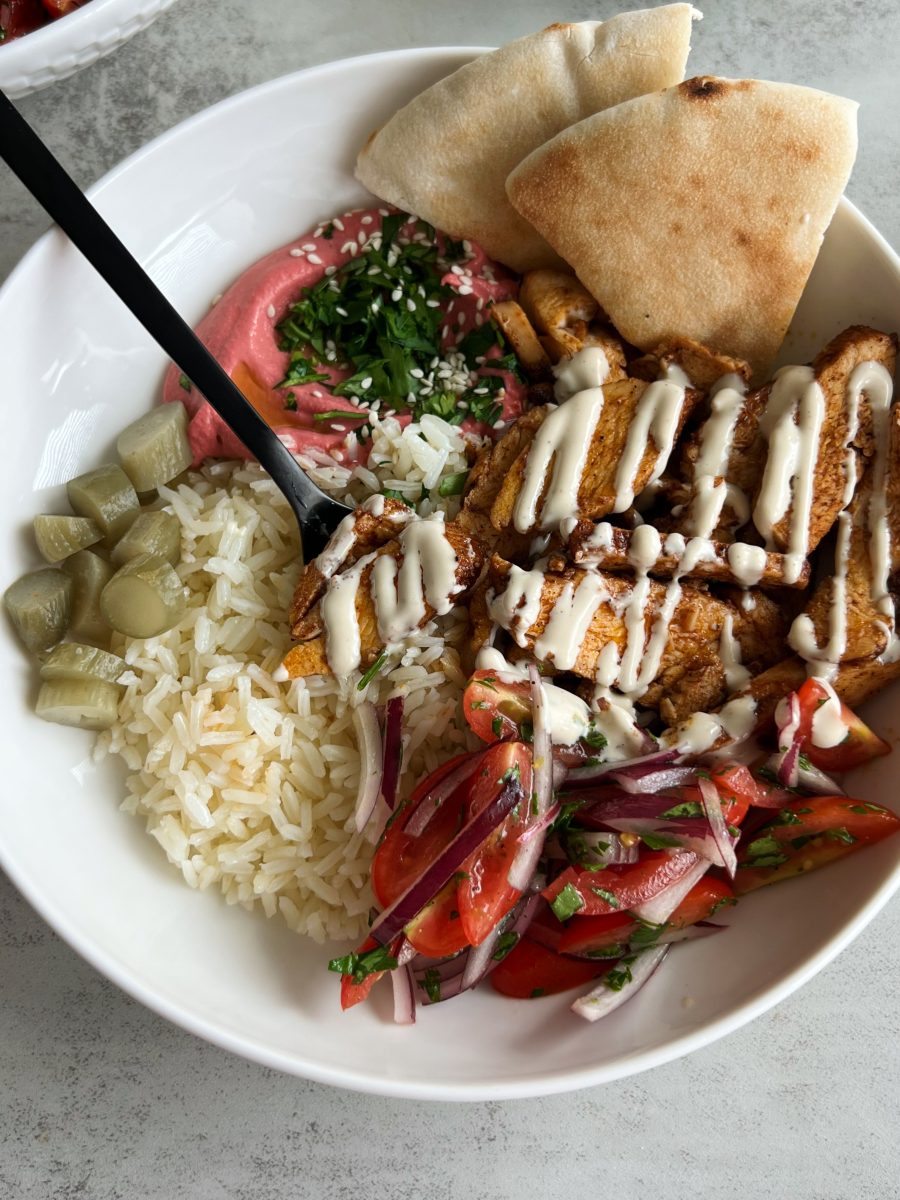 shawarma chicken bowls 