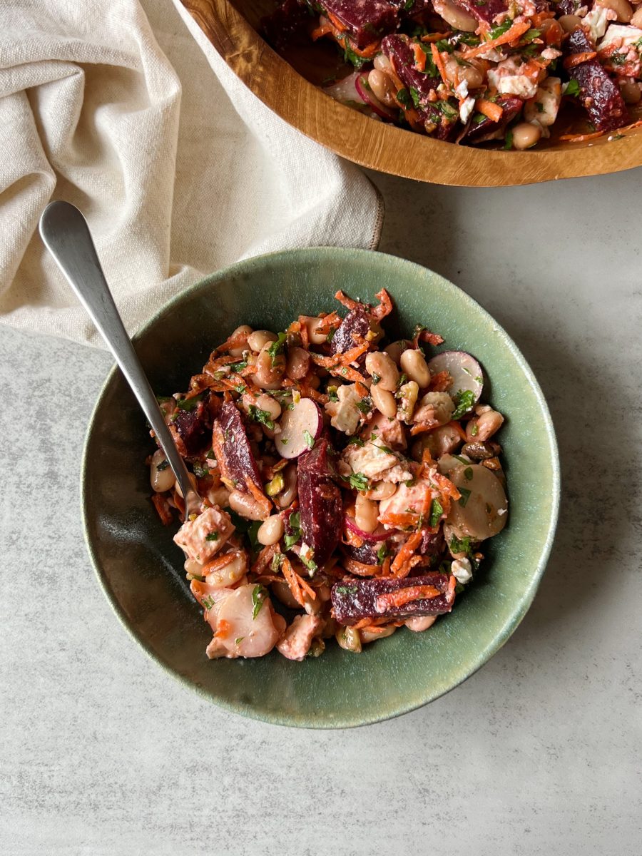 White Bean Beet Salad 