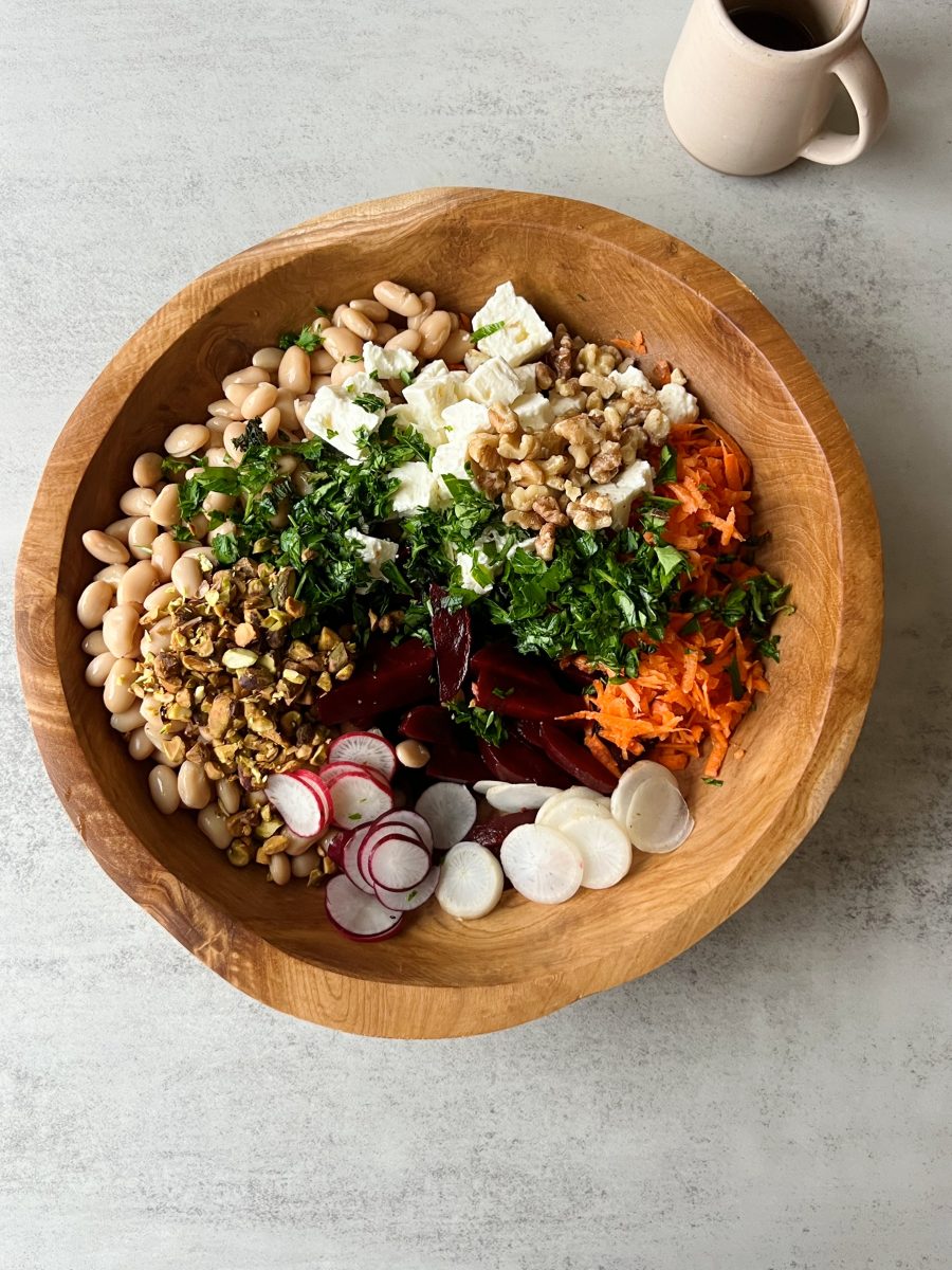 White Bean Beet Salad 