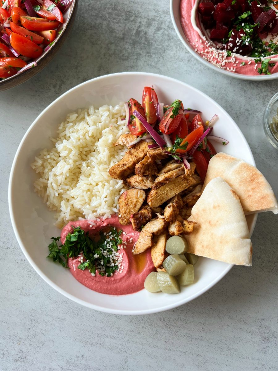 shawarma chicken bowls 