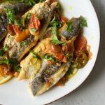 pan-seared branzino