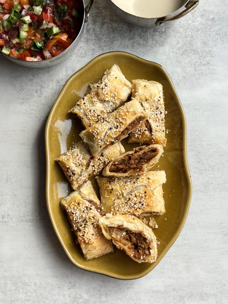 lentil bourekas