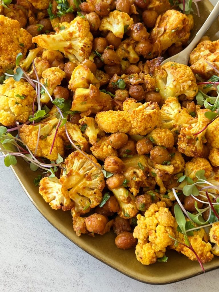 cauliflower and chickpeas