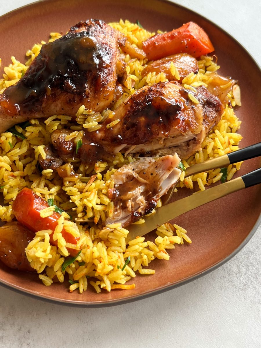 honey apricot chicken 