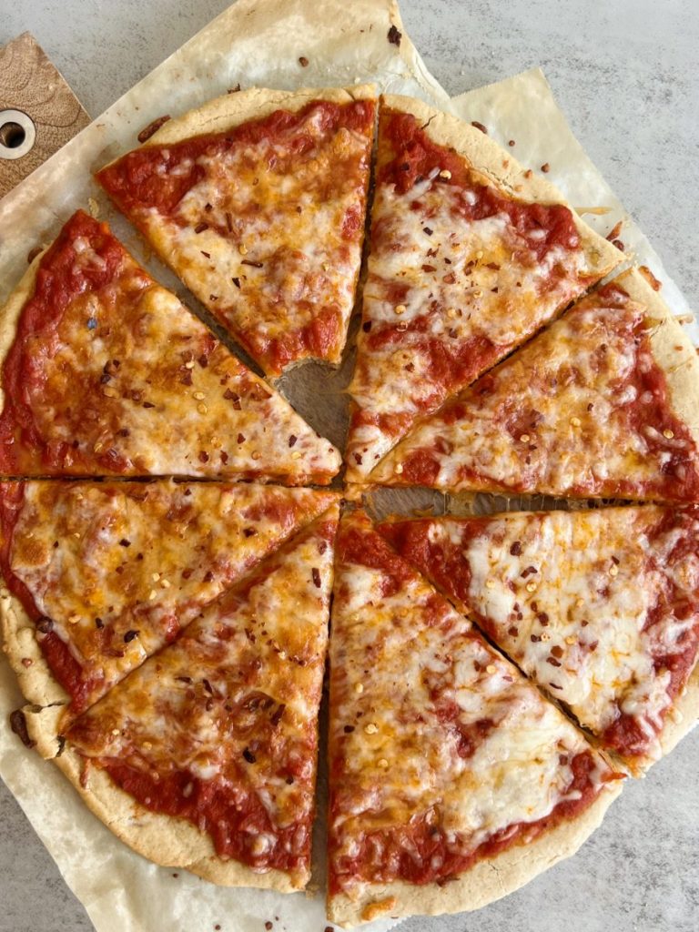 almond flour crust pizza