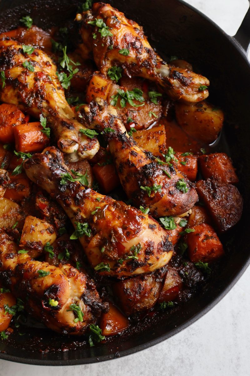 harissa chicken and veggies