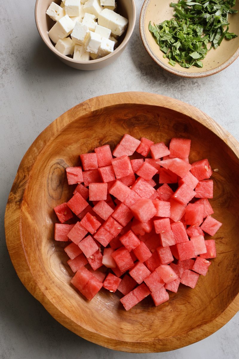 watermelon feta salad