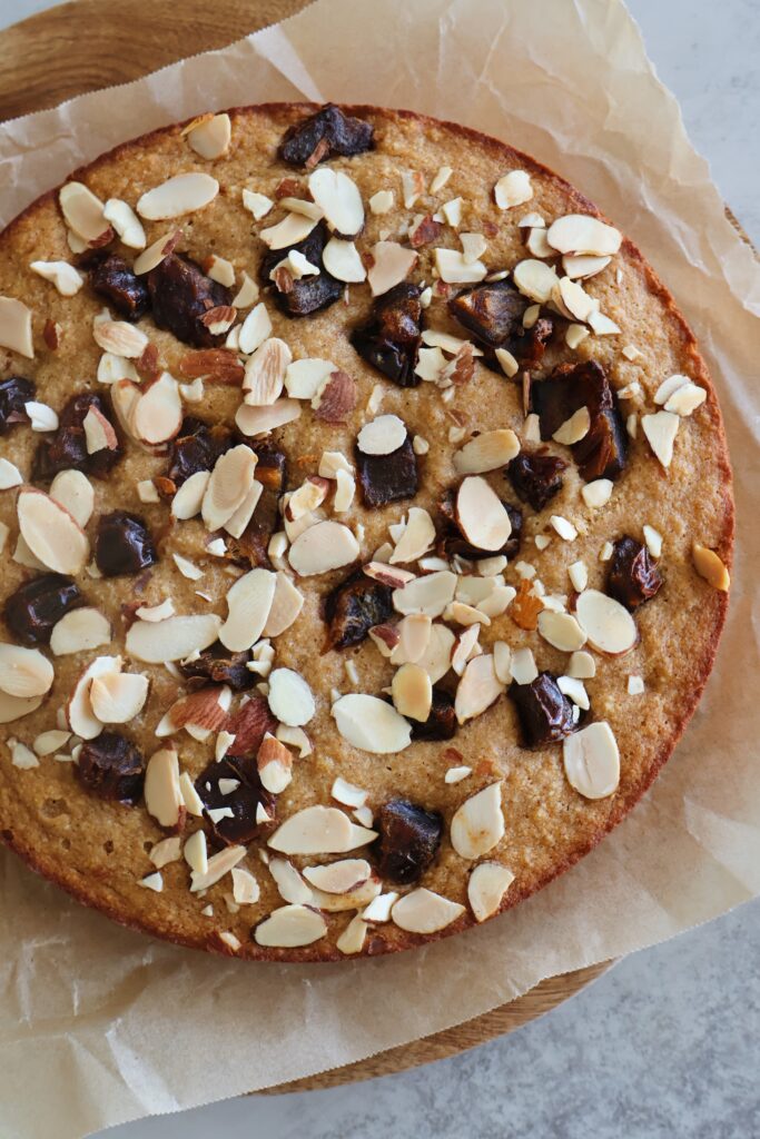 Gluten-free Apple Date Honey Cake