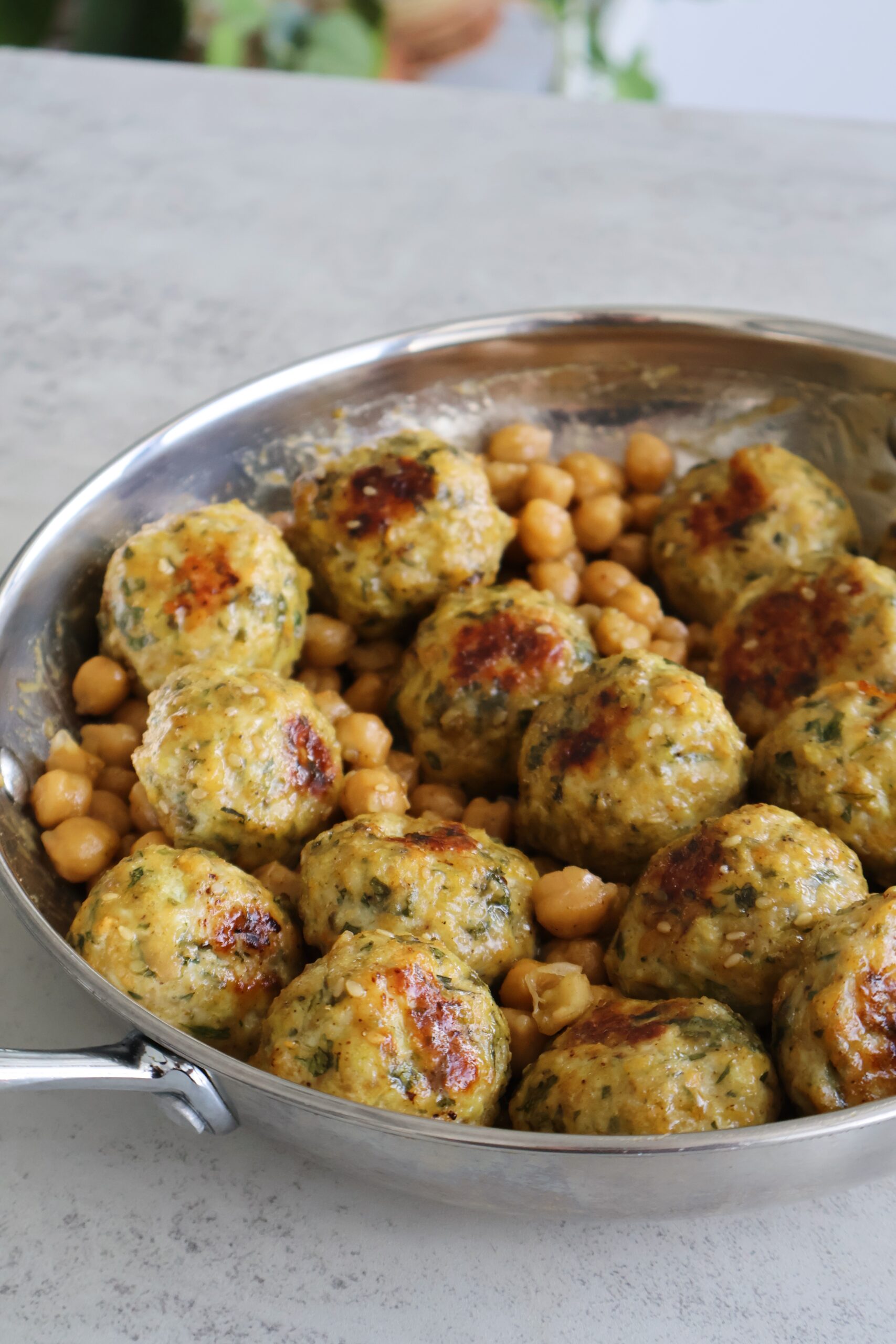 za'atar chicken meatballs