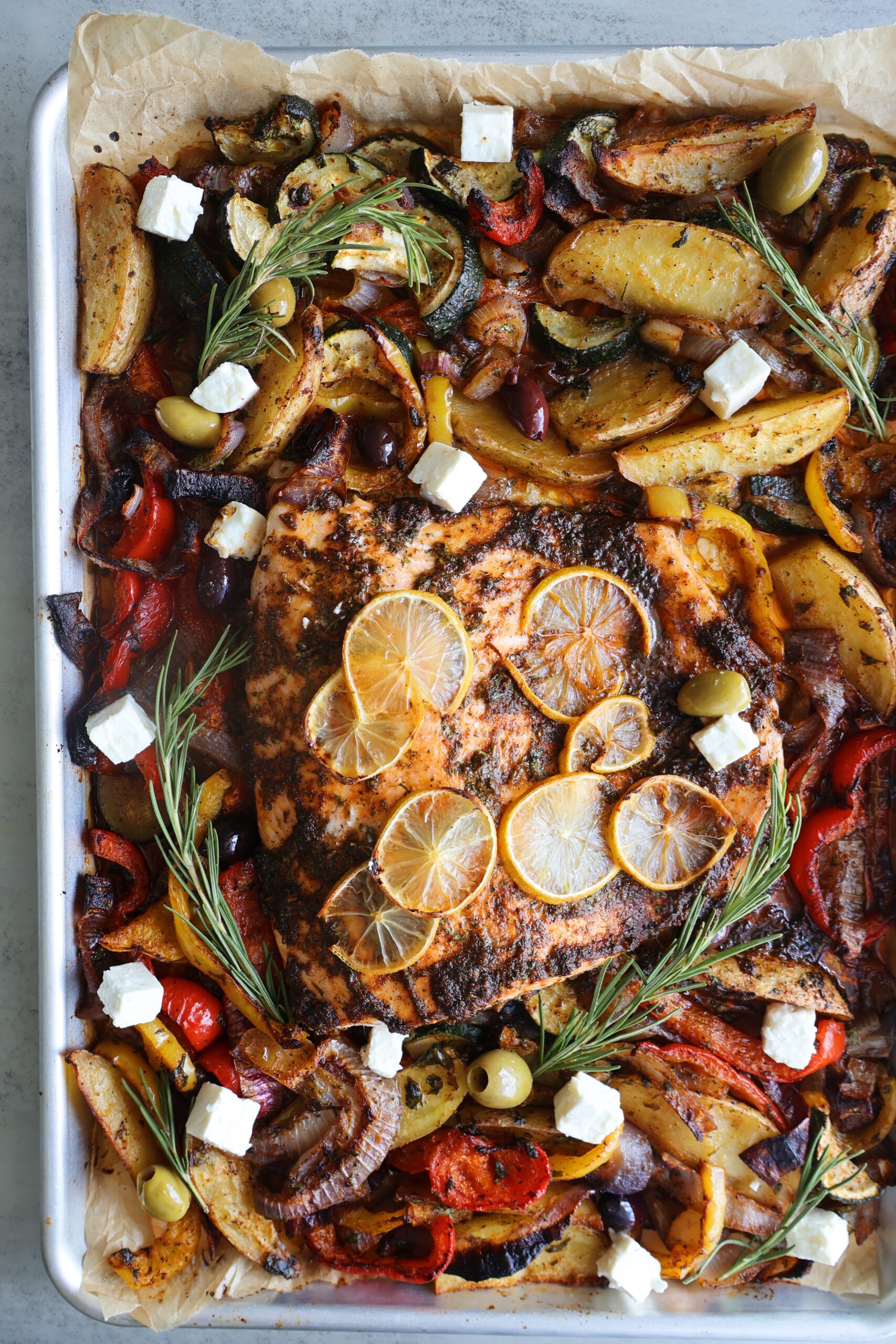Salmon Sheet Pan