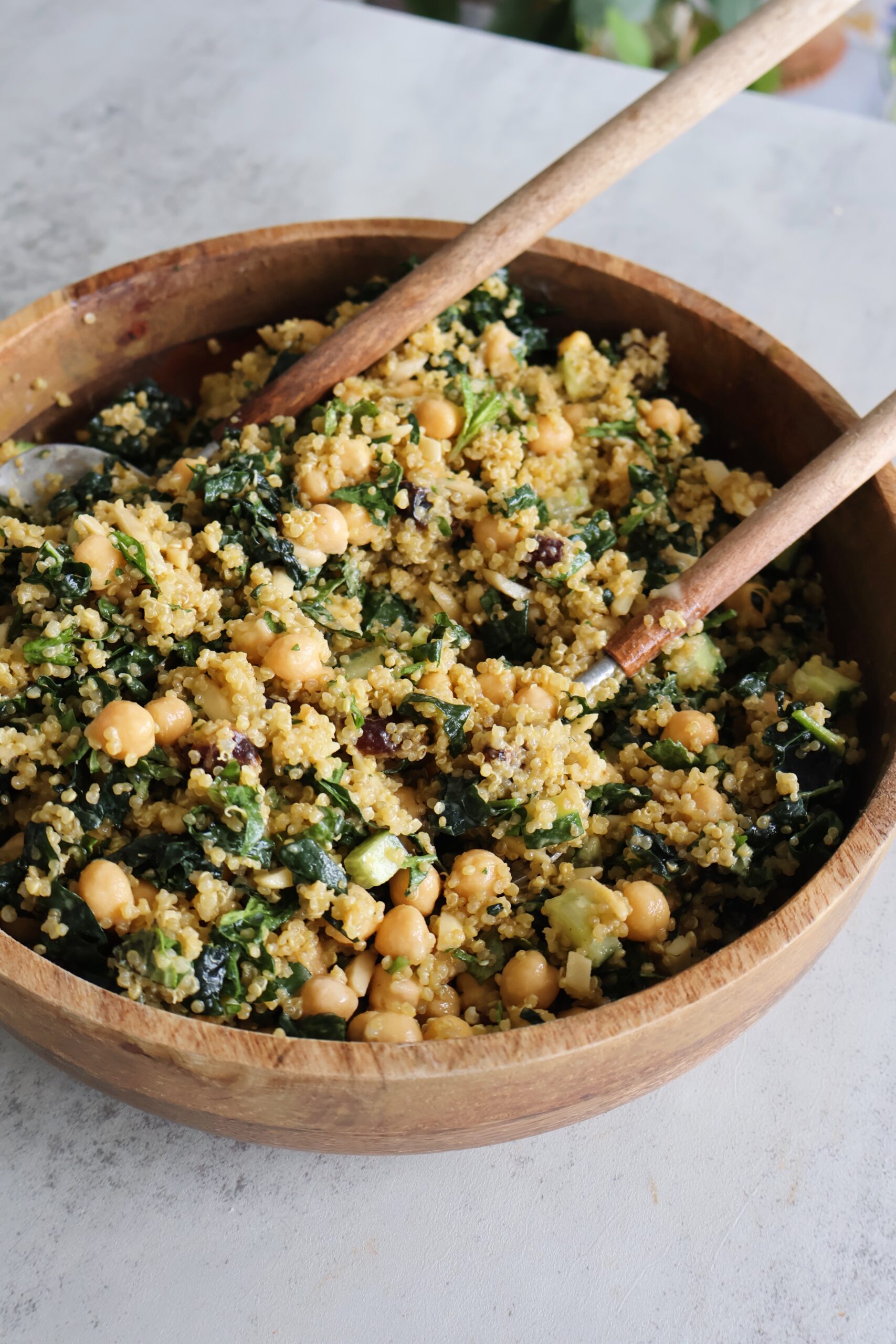 Chickpea Date Quinoa Salad