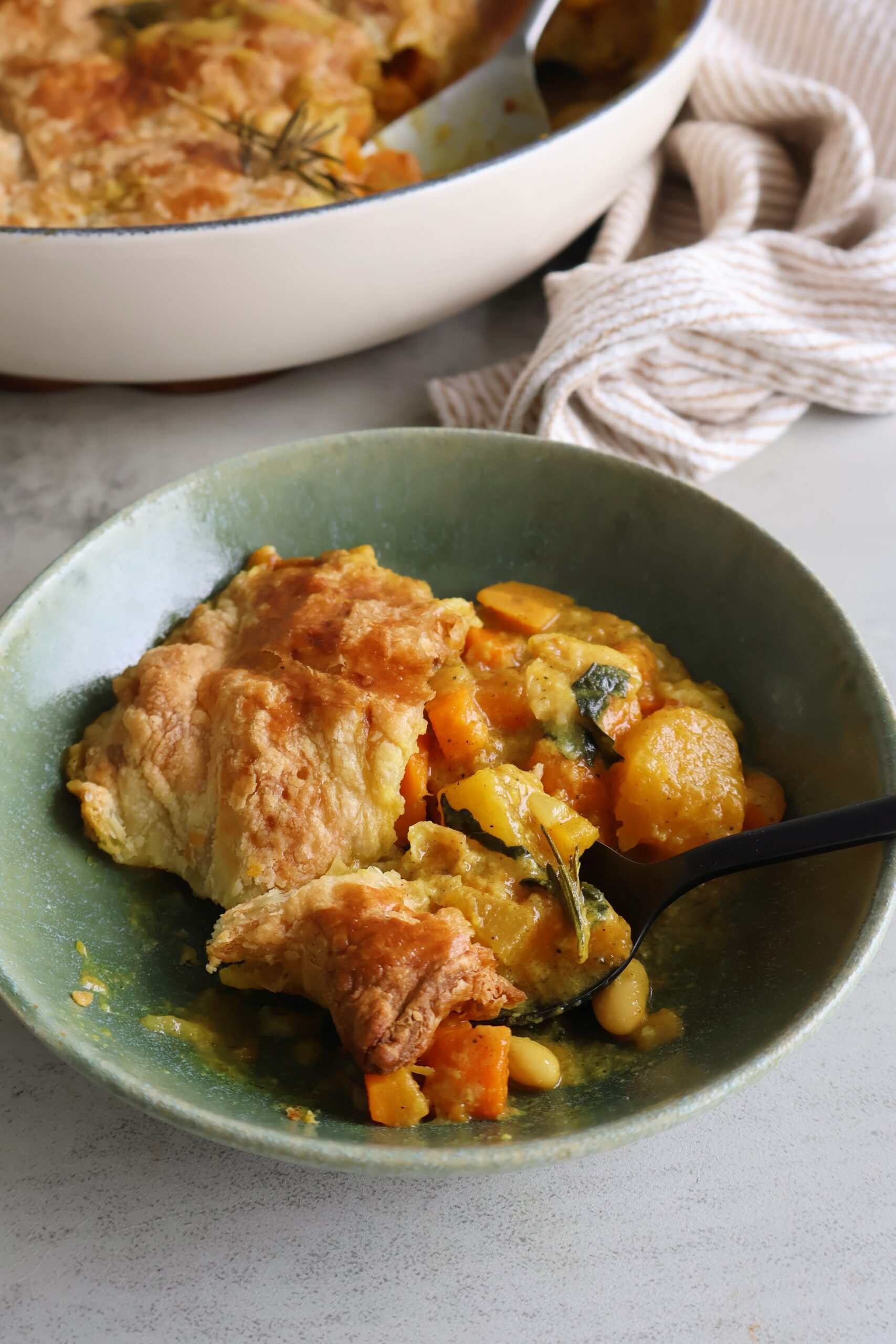 fall harvest pot pie