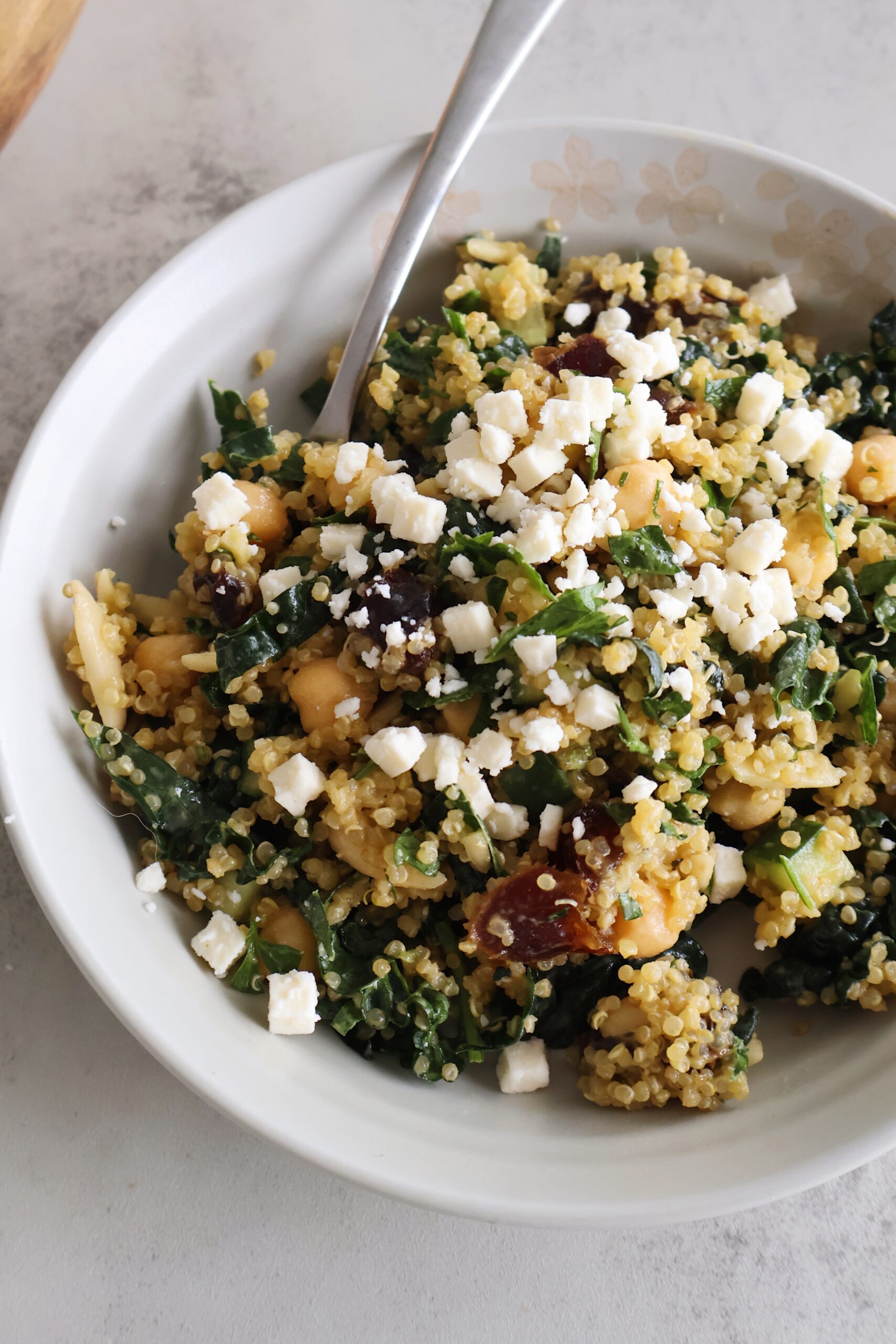Chickpea Date Quinoa Salad