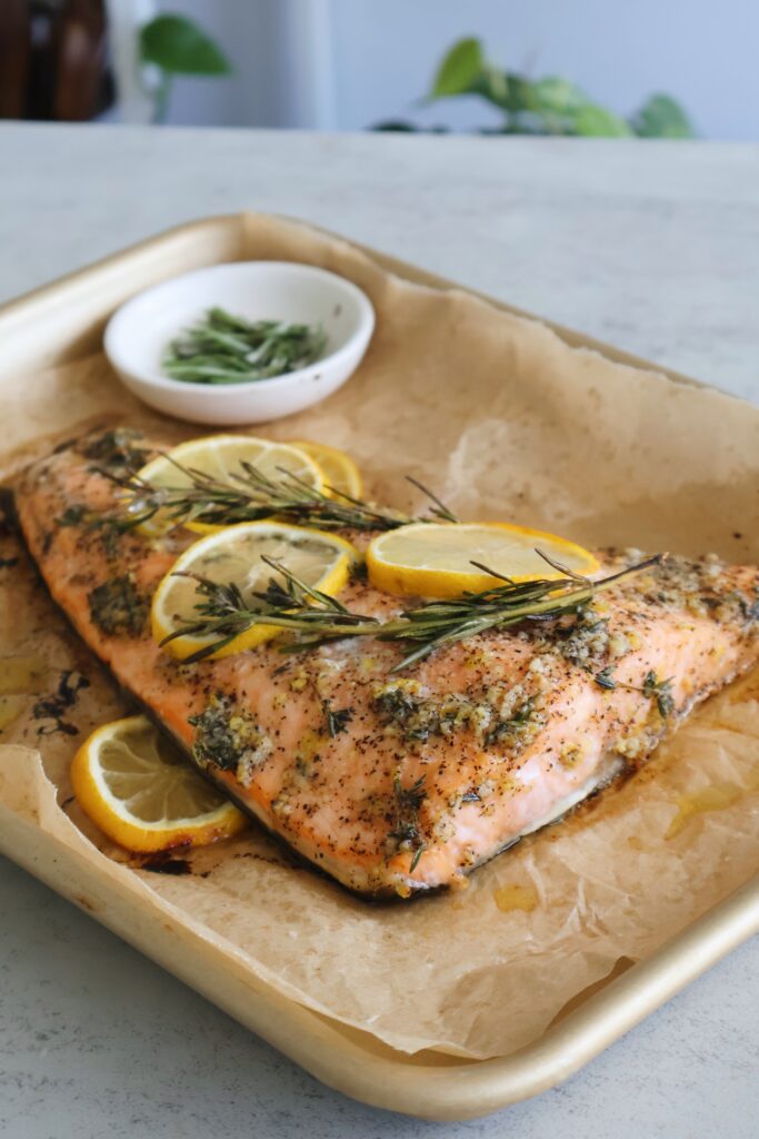 lemon rosemary salmon