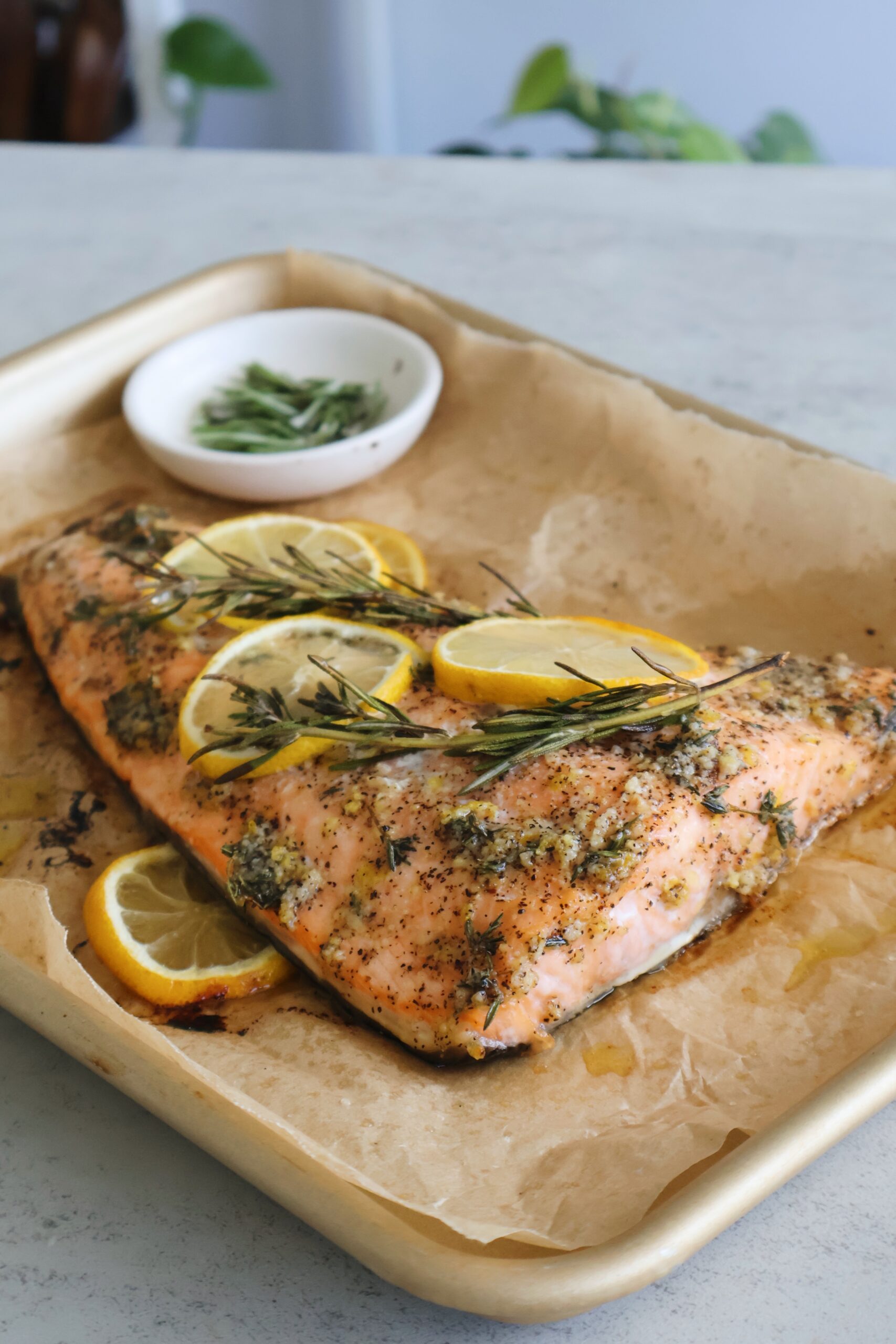 lemon rosemary salmon