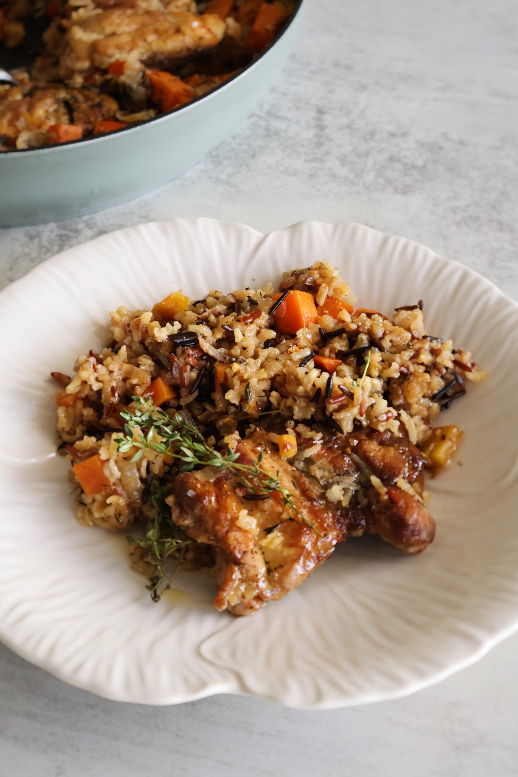 Chicken and Wild Rice Skillet