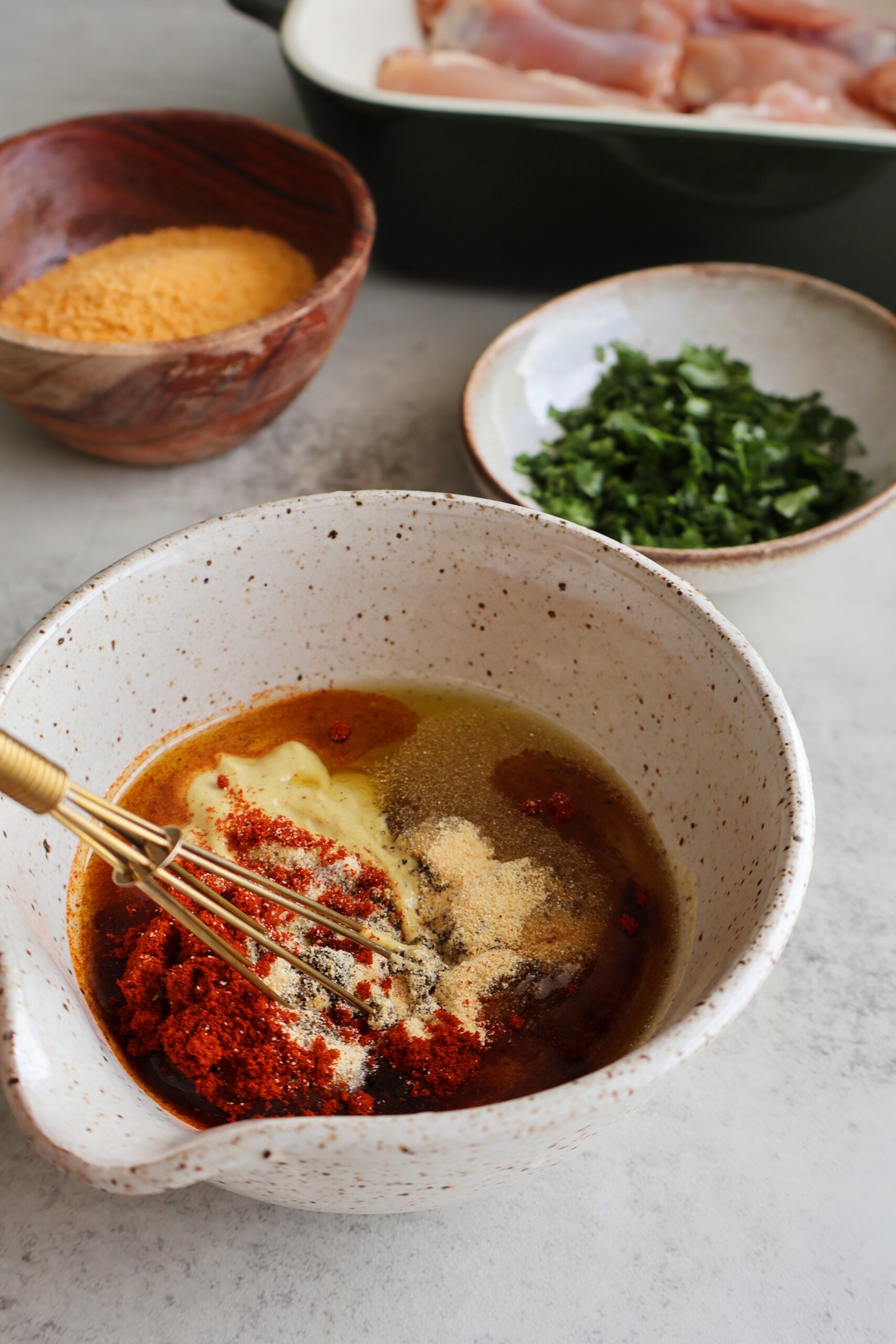 apricot breaded chicken