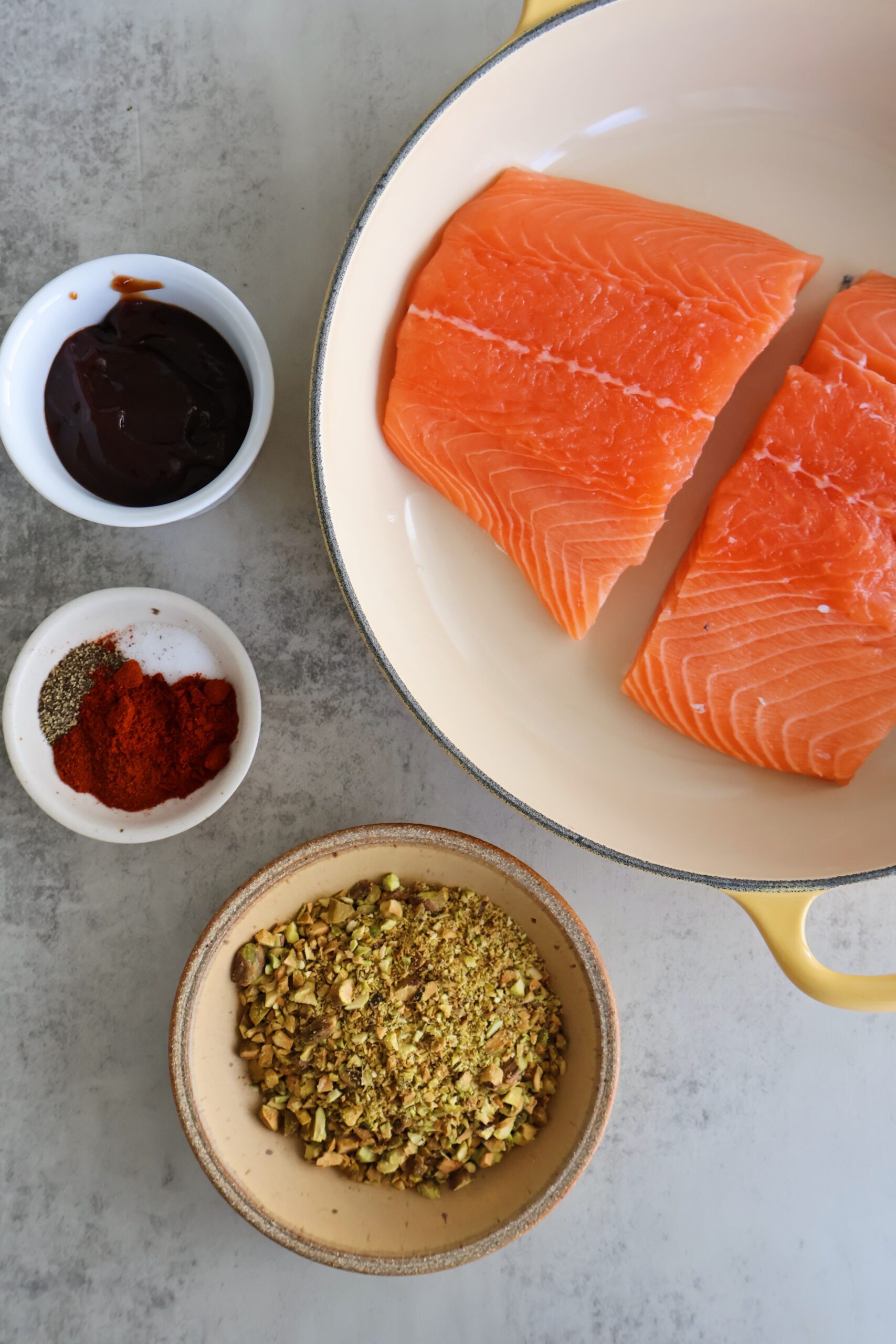 BBQ Pistachio Crusted Salmon