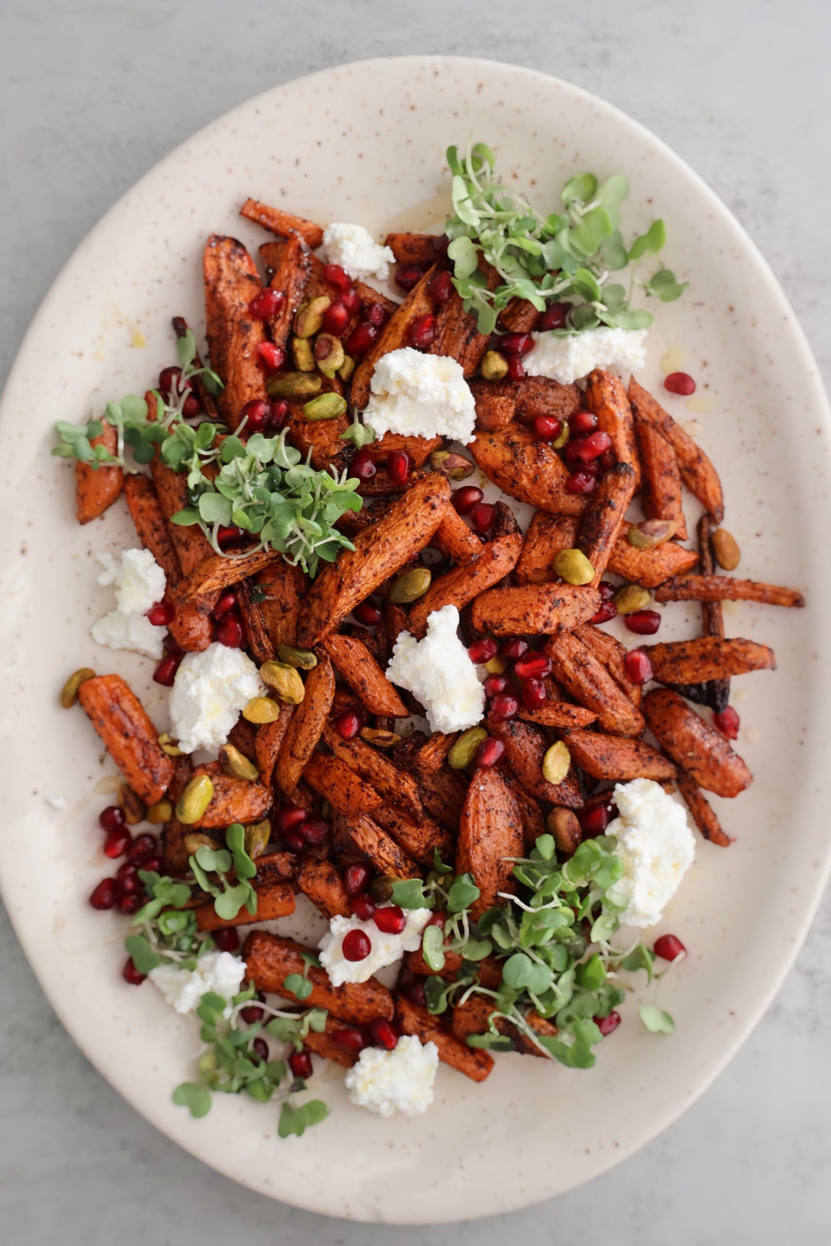 sumac roasted carrots
