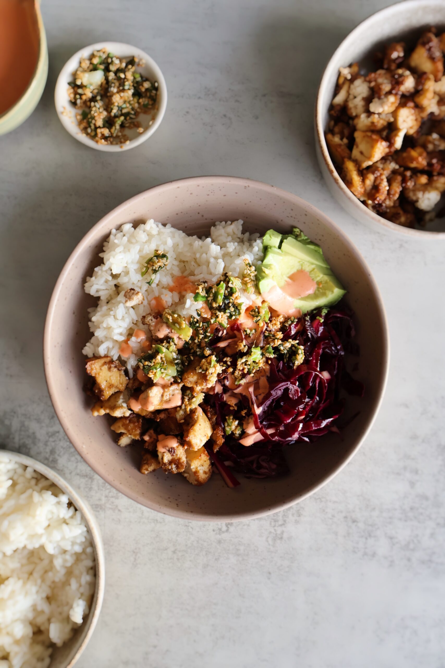 Black Pepper Tofu Bowls