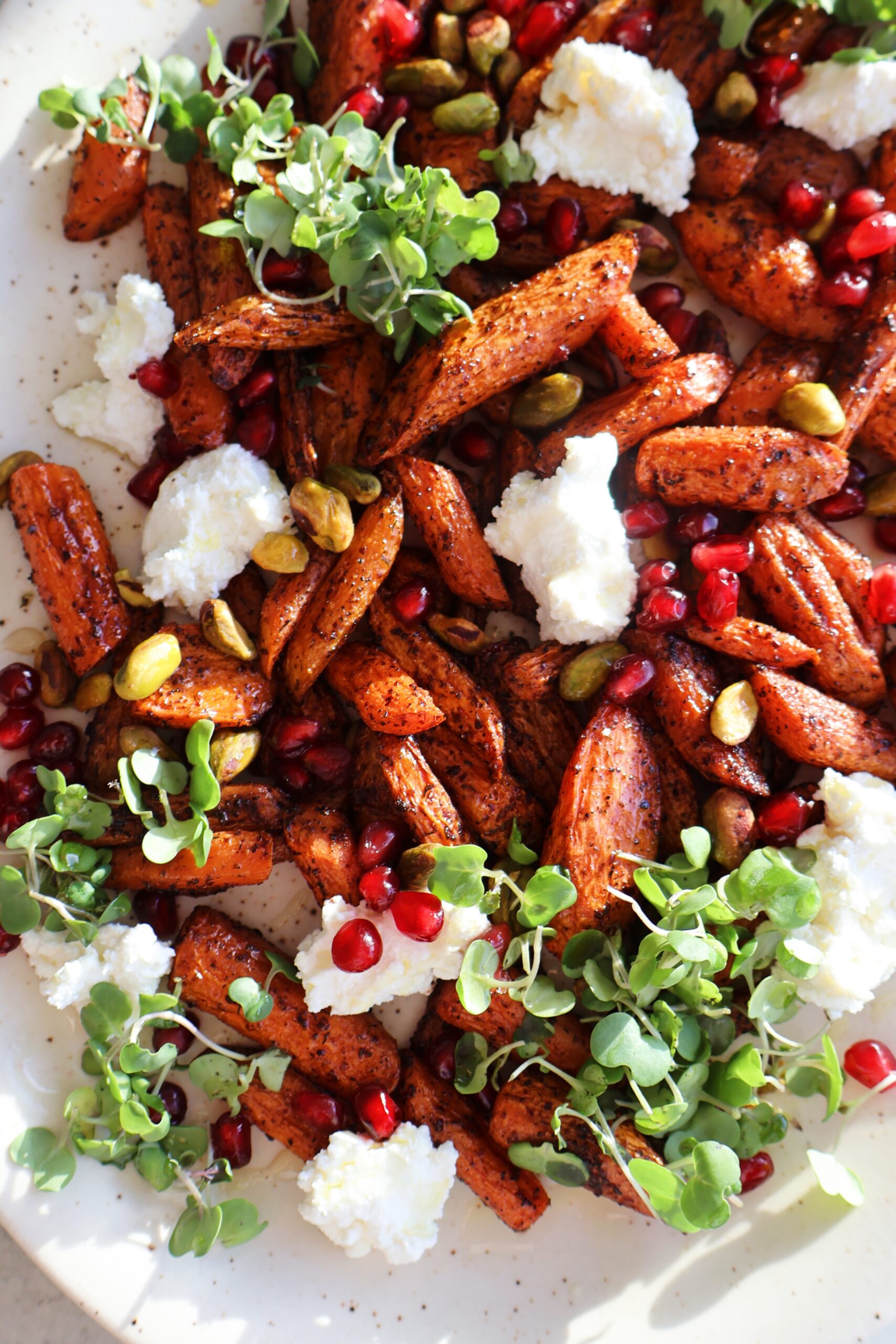 sumac roasted carrots