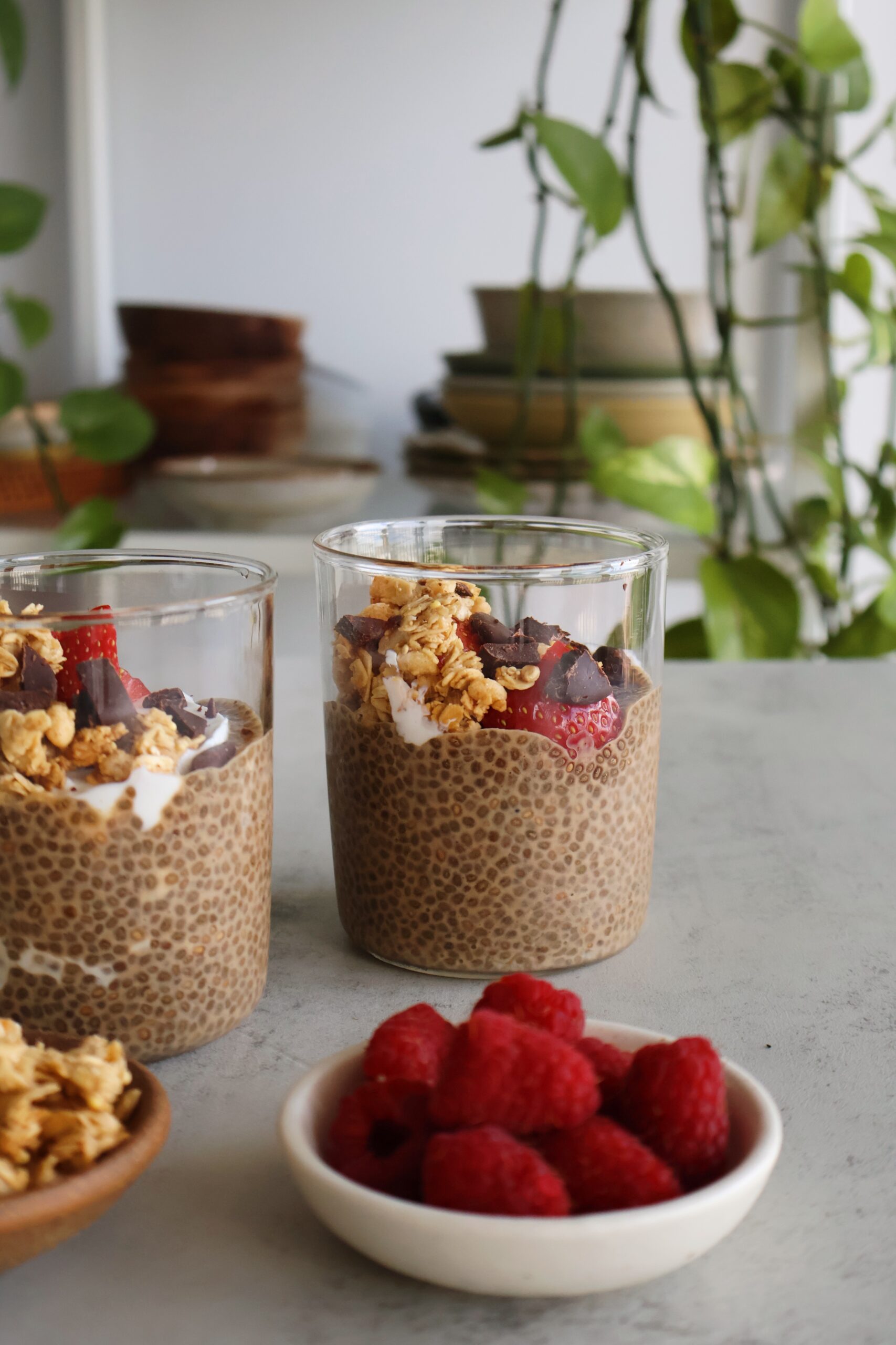 coffee chia pudding