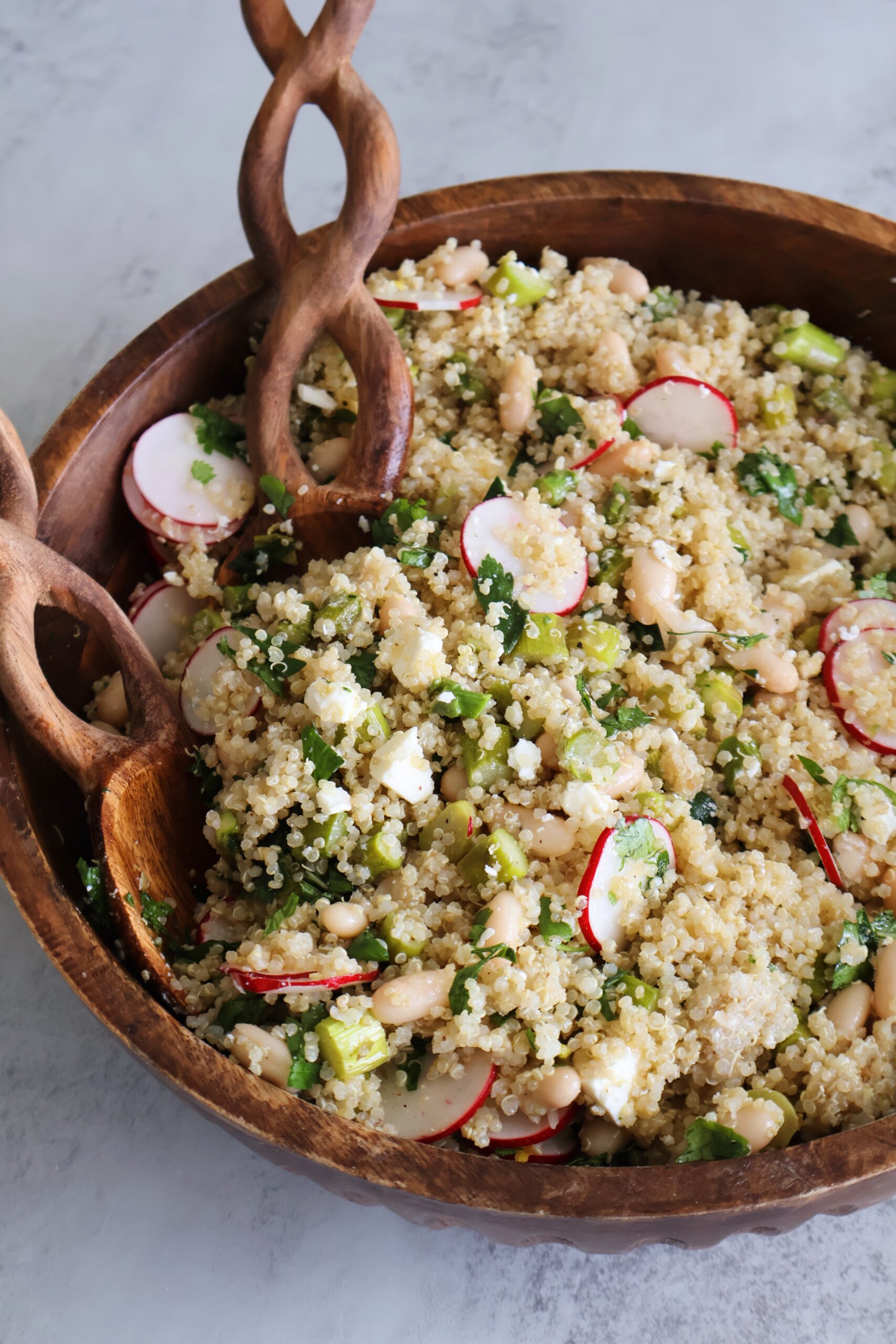 asparagus quinoa salad