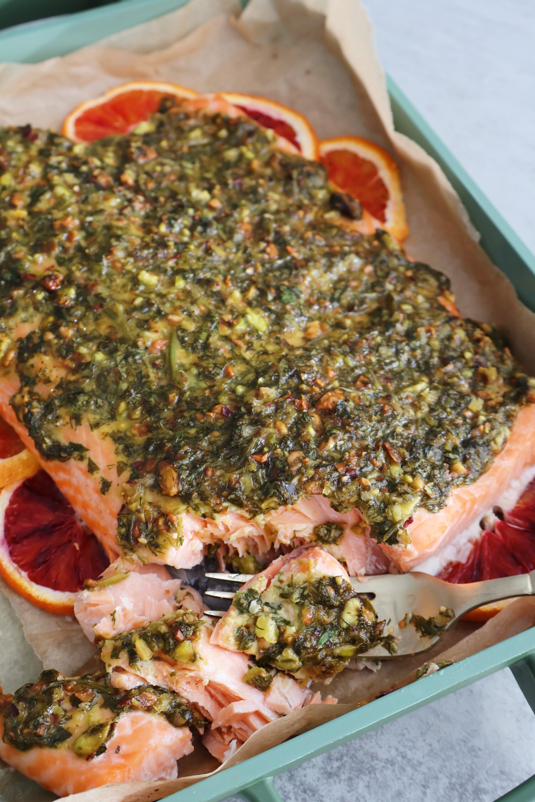 Pistachio Herb Salmon 