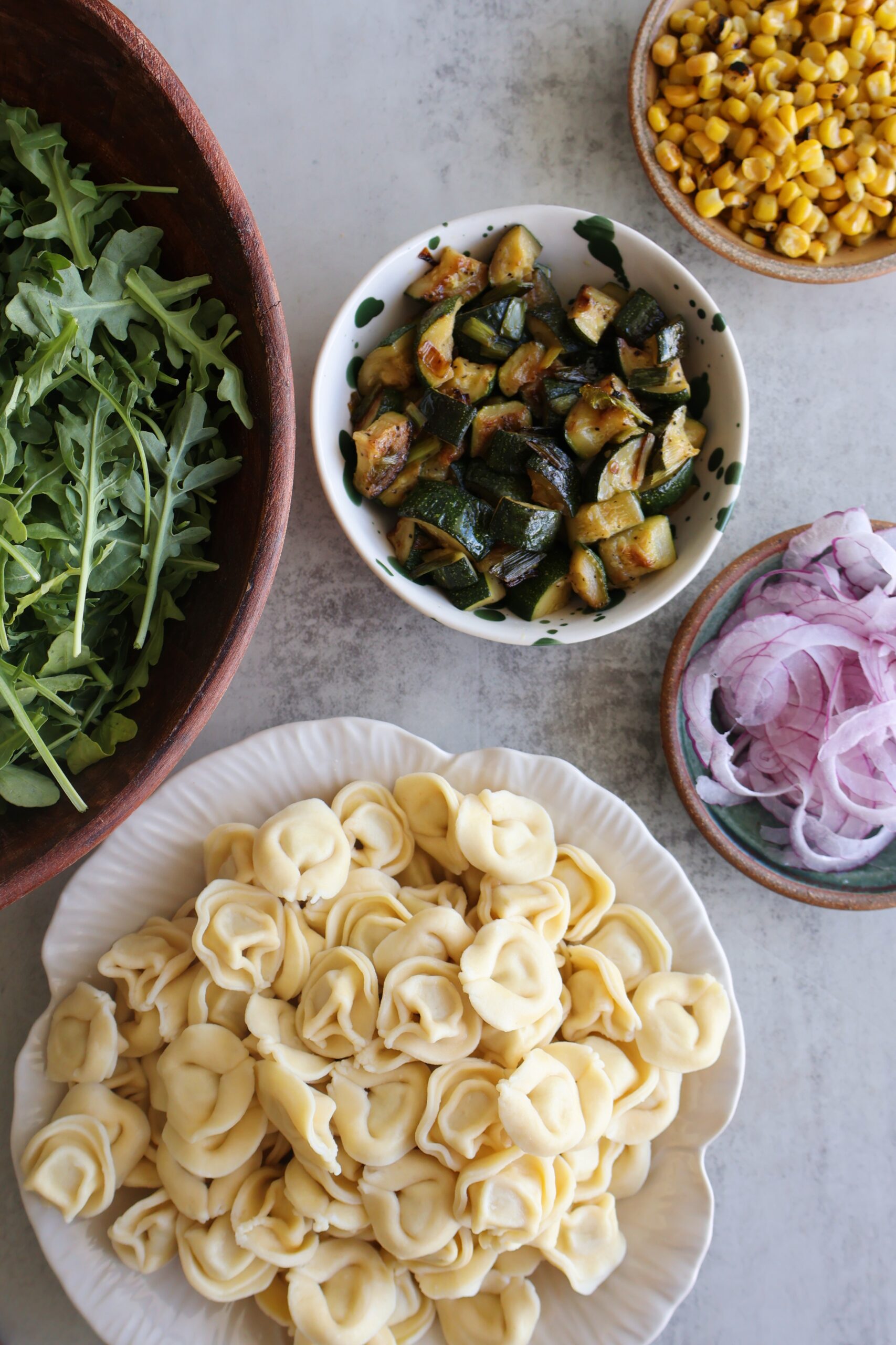 Burrata Tortellini Salad