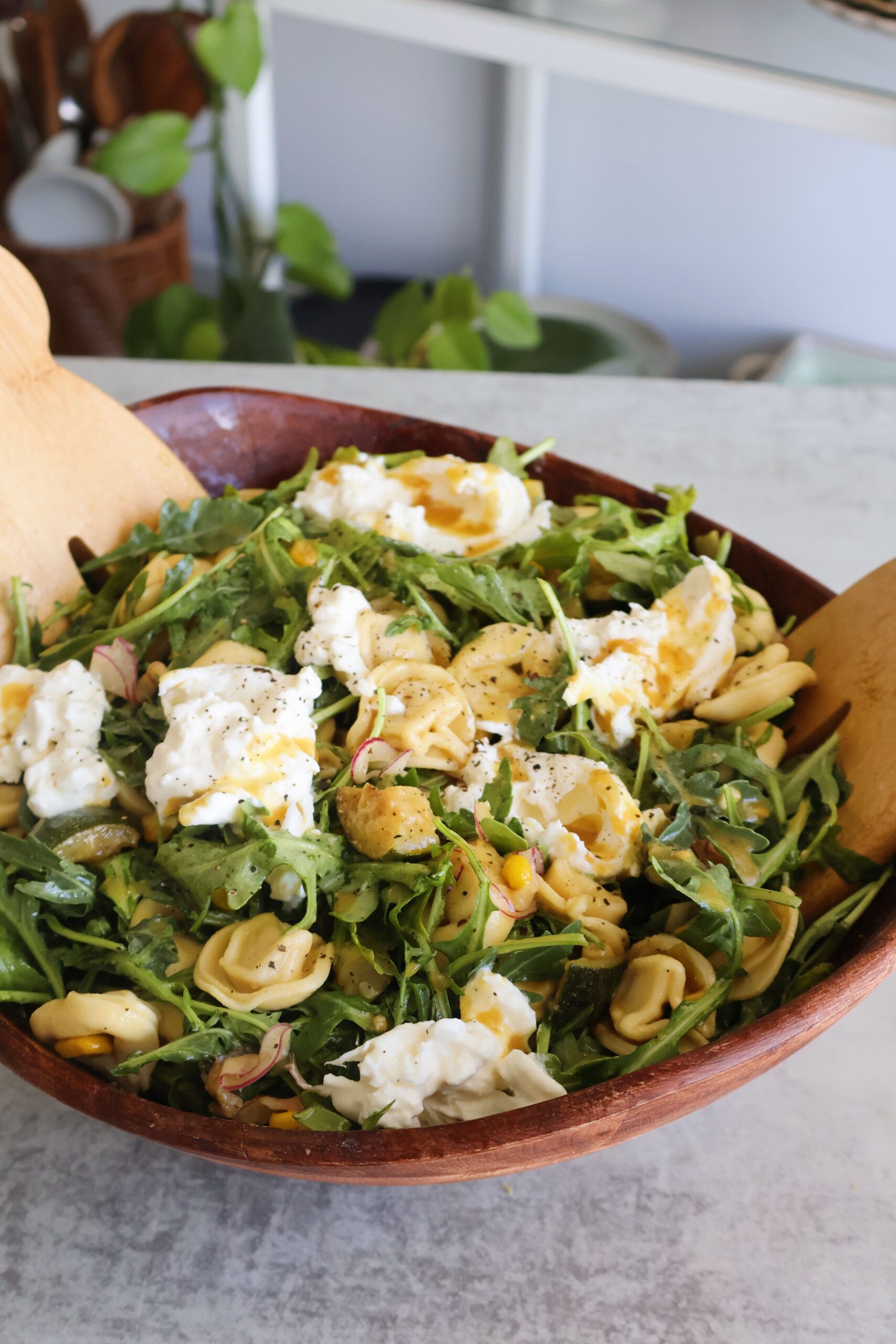 Burrata Tortellini Salad