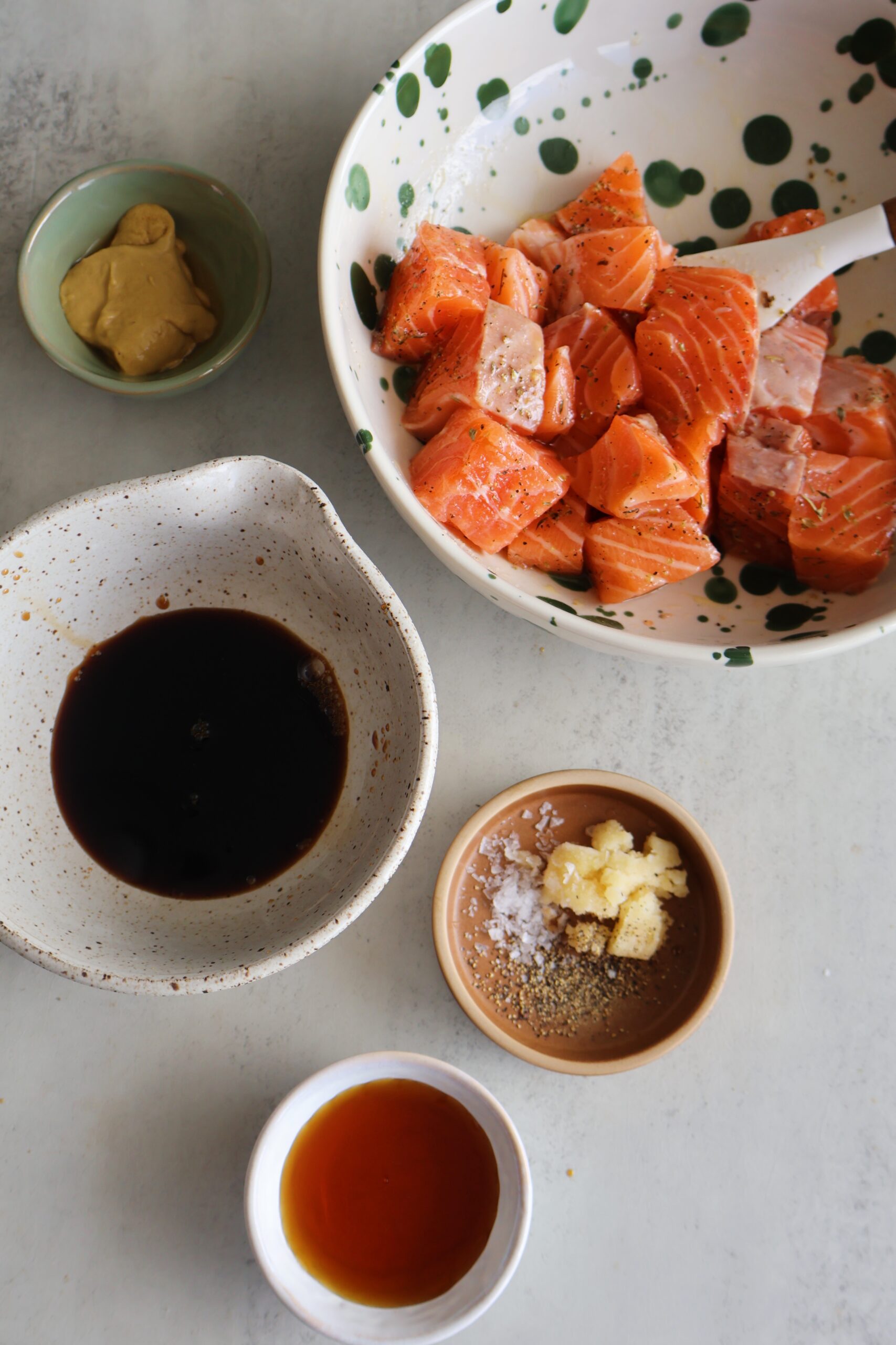Balsamic Salmon Bites