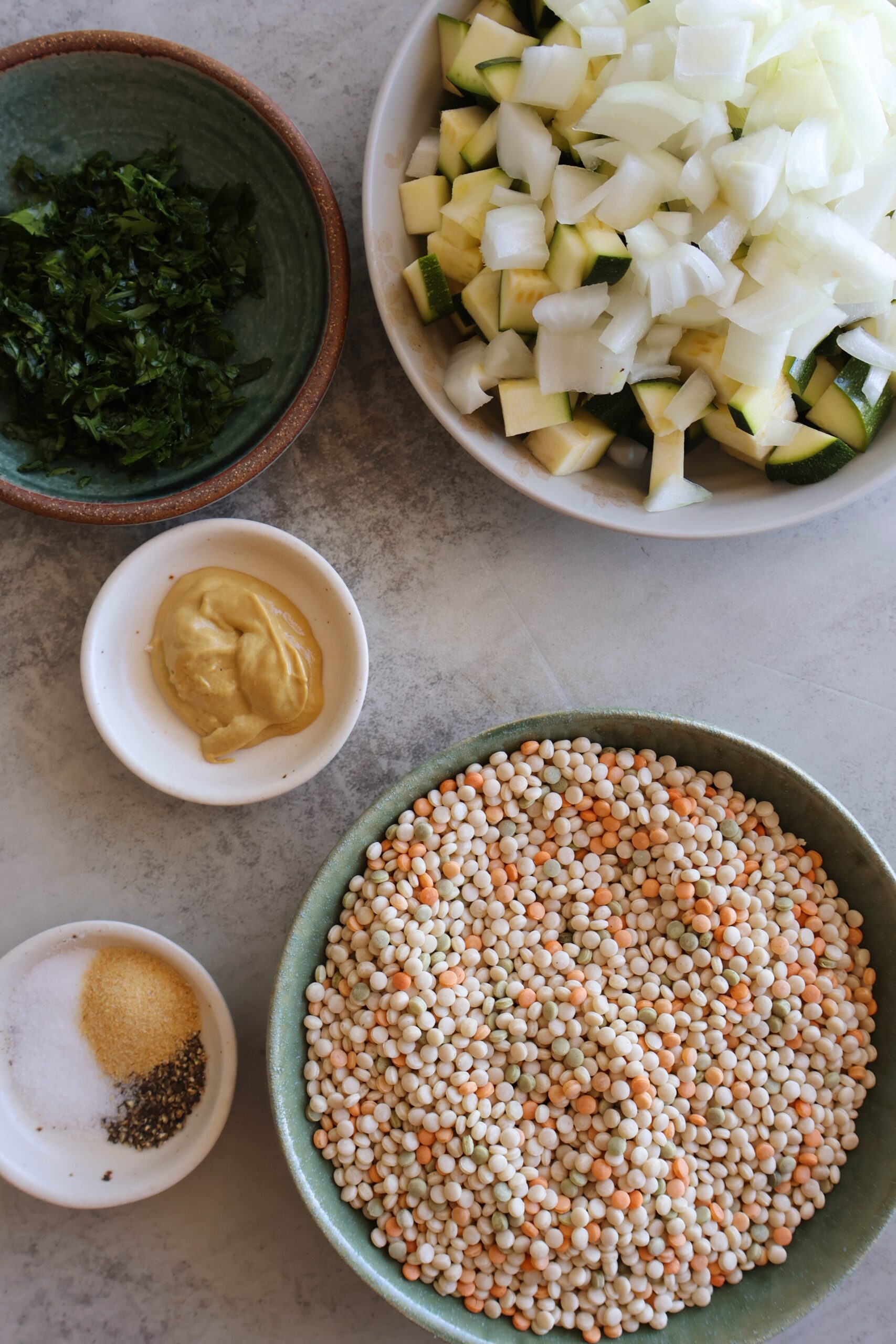 Zucchini Chicken Meatballs with Couscous